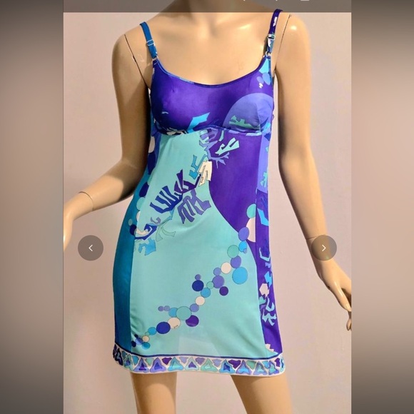 Emilio Pucci Blue and Purple Dress - Picture 3 of 4